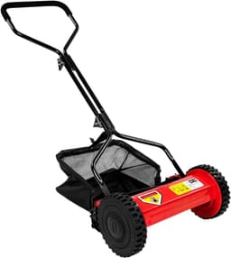Nexvo® Grasmaaier handmatige – Grastrimmer Opvouwbaar – Handmaaier - Rood - 60cm x 50cm x 124cm — thumbnail 1
