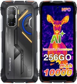 Smartphone Blackview ROCK 3 - 24GB RAM - 256GB ROM - 4G - Android 16 - 6.78inch 120Hz - 10000mAh - 108MP camera - BT5.2 - IP69K - NFC - OTG - GPS - Oranje — thumbnail 1