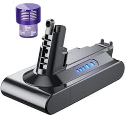 V10 Serie Li-ion 3800mAh/25.2V Plus.Parts Hoge Capaciteit Accu geschikt voor Dyson — thumbnail 1