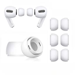 4 Paar Oortips voor AirPods Pro - Siliconen oordopjes - AirPods Pro dopjes - Geschikt voor AirPods - Antislip Siliconen Oordopjes met Ruisonderdrukkingsgat – LOUZIR — thumbnail 1