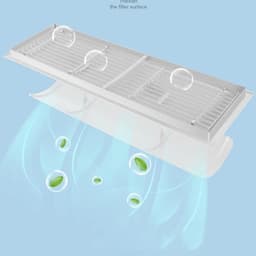 Airco Deflector - Koude Lucht Sturing - Comfortabel Binnenklimaat - Intrekbaar Ontwerp - 90x27cm of 60x20cm - Wit — thumbnail 2