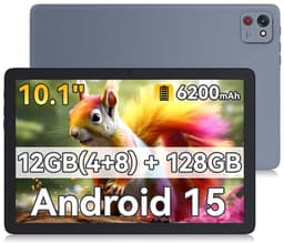Tablet - CUBOT TAB 65 - 12GB RAM 128GB ROM - 10,1 inch - Android 15 - 6200 mAh - Wi-Fi Dual Band - GPS - Grijs — thumbnail 1