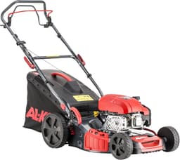 Benzine grasmaaier - Krachtige maaier - Gazon onderhoud - 4INONE functie - 46 cm maaibreedte - rood — thumbnail 1