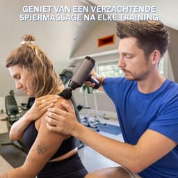 FlexVer® Massage Gun - Pistool - Theragun - 4 Opzetstukken - Zwart — thumbnail 5