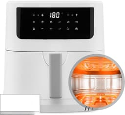 Aurixi® Mini airfryer - Airfryer - Airfryer klein - Wit - 42cm x 32cm x 33cm — thumbnail 2