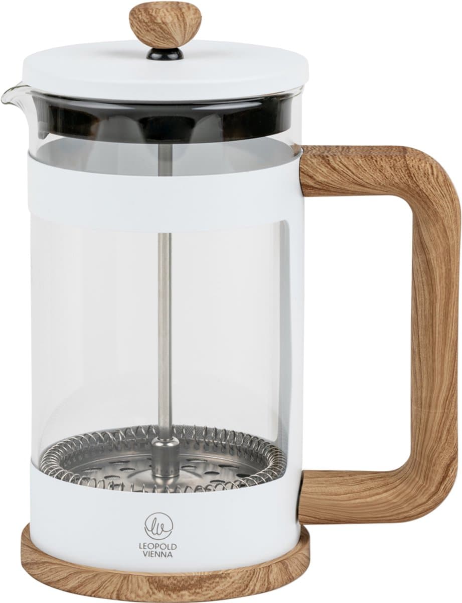 Leopold Vienna - Cafetiere Franca - 600ml - Wit — afbeelding 1