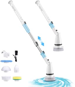 TASVAC elektrische centrifuge, EB5 draadloze steelstofzuiger, elektrische spin-scrubber, maximale Leistung: 18 Volt, blau — thumbnail 1