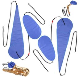 2 stuks - Reinigingsdoek voor saxofoon - Reinigingsdoek voor blaasinstrumenten - Reinigingsgereedschap voor blaasinstrumenten - Reinigingsdoek voor saxofoon - Reinigingsdoek geschikt voor alt- en tenorsaxofoons — thumbnail 1