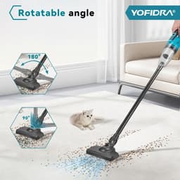 Lunekiss 1500W 4‑in‑1 Draadloze Stofzuiger – 12KPA – 650ml – Compatibel met Makita‑Accupin – Inclusief 2 Batterijen — thumbnail 3