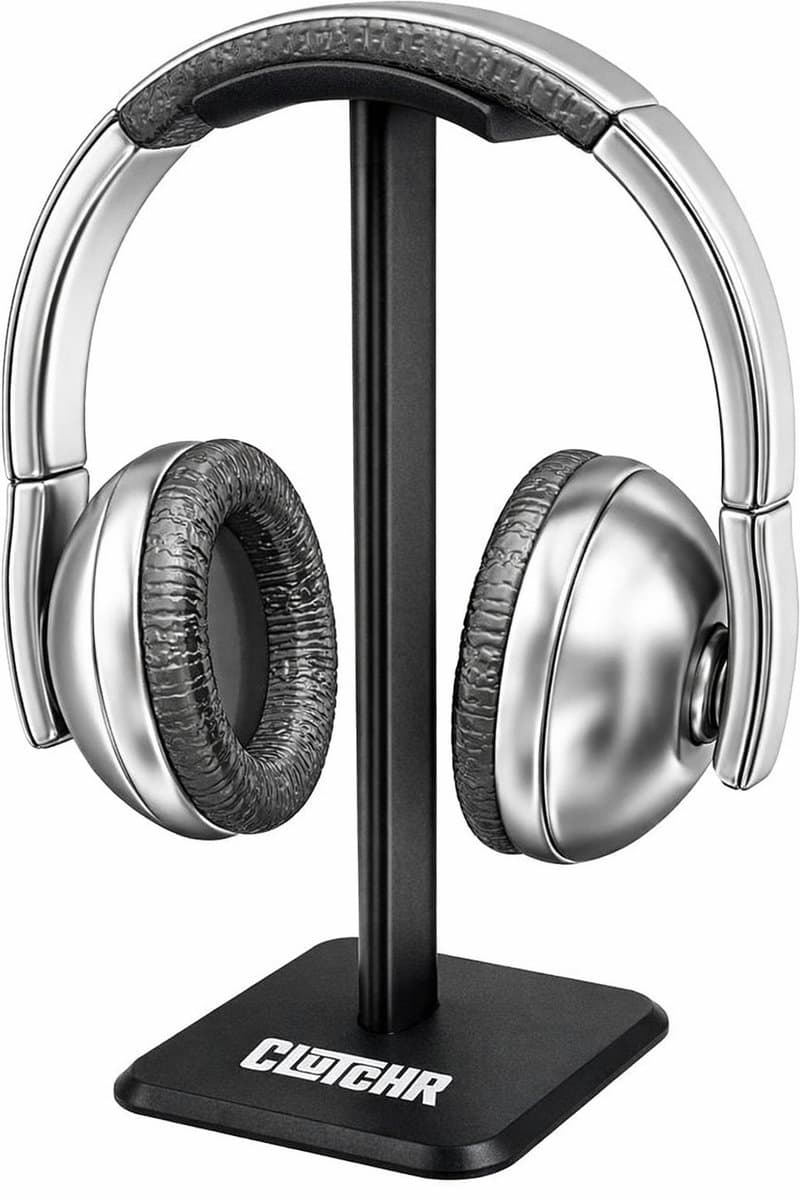 CLUTCHR - Koptelefoon Standaard Universeel - Headset Stand - Hoofdtelefoonhouder - Zwart — afbeelding 1