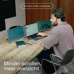 Screenmate® Expand Portable Monitor 15,6” - Portable Monitor Full HD + HDR - Draagbare Monitor met Beschermhoes - Extra Scherm Laptop - Draagbaar Beeldscherm - Grijs — thumbnail 2