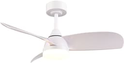 REALITY HELSINKI - Ventilator - Wit mat - incl. 1x SMD 20 W - Afstandsbediening - Geintegreerde dimmer - Traploos instelbare lichtkleur - Dimbaar met schakelaar - Niet externe dimbaar - Geheugenfunctie - Zomer- en wintermodus - 6 snelheidsniveaus — thumbnail 4