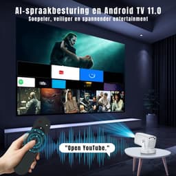 Nexvo® Mini beamers - Projector - Mini beamer - Wit - 20cm x 11cm x 10cm — thumbnail 5