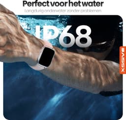 Xssive SW6 Smartwatch 44mm - Rosé Goud - Geschikt voor Apple, Samsung Galaxy, Android - Smart Watch met NL App — thumbnail 5