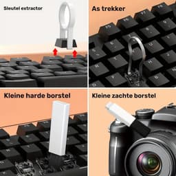 PolkaHome® 20in1 Schoonmaakset – Geschikt voor Smartphones, Oortjes & Laptops – Schoonmaak Set voor Computer / Laptop / Tablet / Telefoon / AirPods & Earbuds / Auto – AirPods Cleaner – Vuilreiniger – Stofreiniger – Schoonmaakkit — thumbnail 5