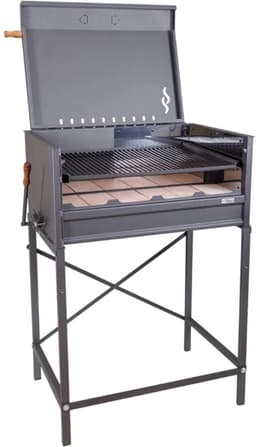 Nuke Pampa Outdoor Argentinian Grill – Stalen Gaucho BBQ met 123 kg Onderstel – 31" Grilloppervlak (ca. 1230 cm²) — thumbnail 1