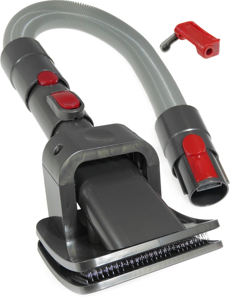 Dparts hondenborstel set geschikt voor Dyson V7 V8 V10 V11 V12 V15 – stofzuiger slickerborstel opzetstuk - voor honden en katten dierenharen vacht - Groom Tool met Trigger Lock — afbeelding 1