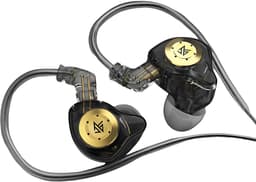 KZ EDX Pro - In-Ear Monitors - Met Microfoon - Dynamische Driver - Hifi Geluidskwaliteit - Verwisselbare Kabel - Universele Pasvorm - Zwart - Bedraad — thumbnail 2