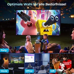 Lexium Mini beamer - Projector - Beamerscherm - Projectiescherm - Outdoor & Indoor Projector - — thumbnail 2