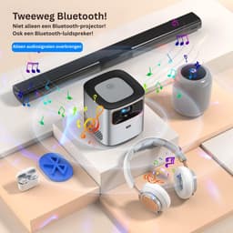 Mini Beamer - Projector met Wifi - Bluetooth — thumbnail 5