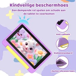 kotsren KT1018 - Android 13 kindertablet - 7 inch - 8(3+5)GB RAM/64GB ROM– 2500mAh - Paars — thumbnail 4