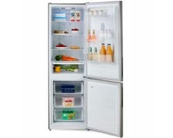 PRIMO PR184CIN Koelvriescombinatie - No Frost - 310L - Vrijstaande Koelkast - D - 38 dB Stil – Inox