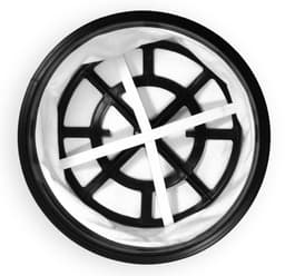 Dparts 12" filter geschikt voor Numatic - voor alle 9 liter Henry en Hetty stofzuigers - Next - Plus - Charles - George - PPR240 - Primair TriTex stofzuigerfilter - nr. 604165 — thumbnail 4