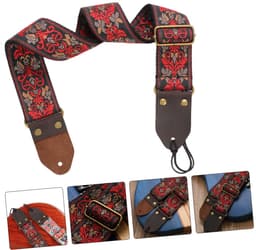 Gitaarband - Gitaarriem - Guitar Strap - Geborduurd Gitaarband - Gitaarband Elektrische Gitaar - Stevige Gitaarband - Verstelbare Gitaarband - Universeel - 5cm Breed - Voor Heesbas/Elektrische /Akoestische/ Klassieke Gitaar — thumbnail 4