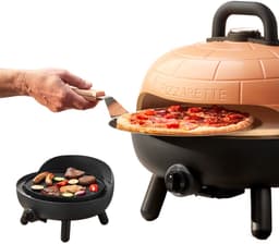 Pizzarette Outdoor - Pizzaoven - gas - pizza steen - extra grillplaat voor grillen - 400°C - gasslang - pizzaschep - digitale thermometer — thumbnail 1