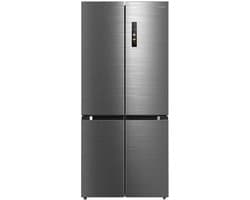 Midea MDRM691FIE46 - Amerikaanse koelkast - Vrijstaand - No Frost - Frans deuren - E label - 306 kWh/jaar - 35 dB - RVS