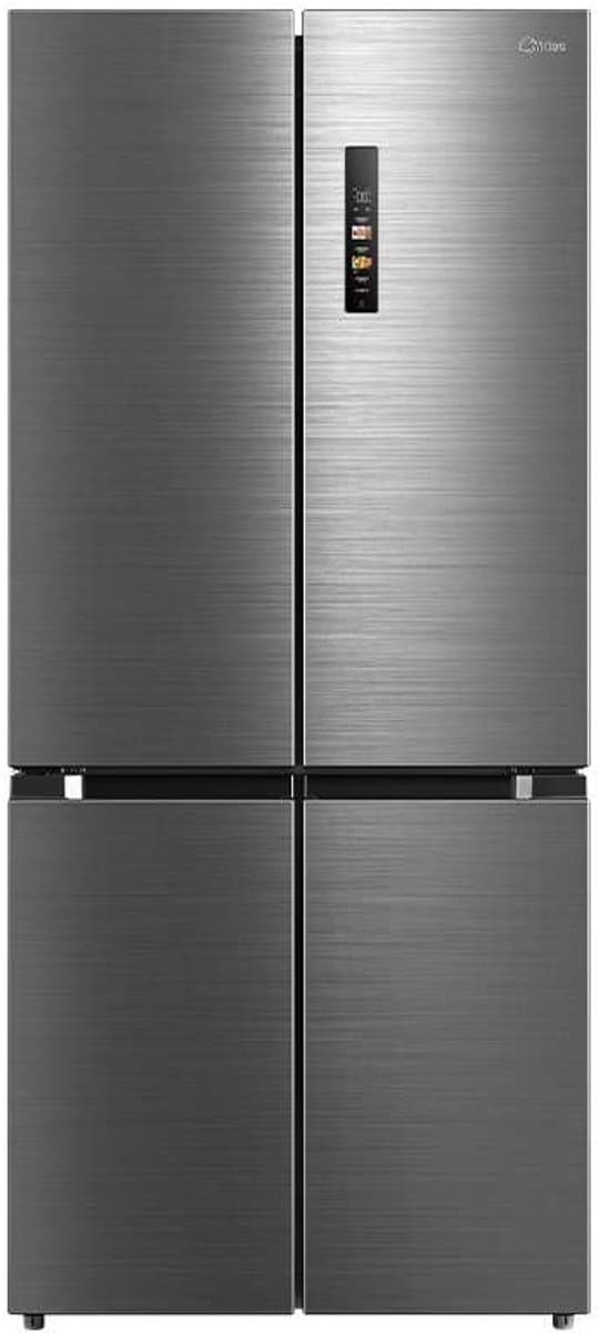 Midea MDRM691FIE46 - Amerikaanse koelkast - Vrijstaand - No Frost - Frans deuren - E label - 306 kWh/jaar - 35 dB - RVS — afbeelding 1