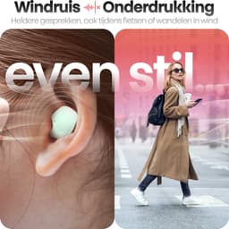Phreeze Mini EarBuds - Draadloze Oordopjes - Groen - Geschikt voor Apple & Samsung - Oortjes Draadloos met Bluetooth 5.4 — thumbnail 2
