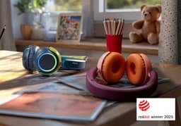 PHILIPS TAK4200MP 4200-serie On Ear draadloze opvouwbare hoofdtelefoon voor kinderen - 45 uur afspeeltijd, beperkt volume, Audio delen, laadkabel meegeleverd - Ambiant verlichting - Magenta Paars — thumbnail 4