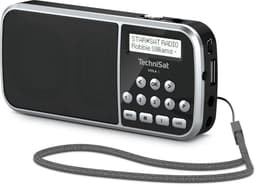 TechniSat VIOLA 3 – draagbare DAB+-radio, FM, LCD-scherm, accu, hoofdtelefoonaansluiting, USB, Aux-ingang, LED-zaklamp, favorietenlijst, klein, draagbaar, luidspreker van 1 watt RMS — thumbnail 2