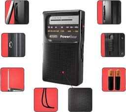 INHEIM® SCOUT – Compacte AM/FM Noodradio op AA-batterijen - Lichtgewicht & betrouwbaar - Voor Noodsituaties, Kamperen en Noodpakket — thumbnail 2