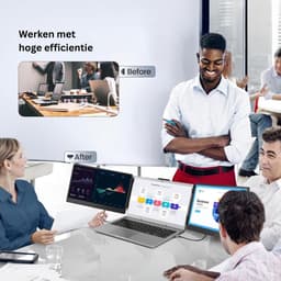 DailySupplies® Portable Monitor - Tri Screen - Laptop Uitbreider - Full HD — thumbnail 4
