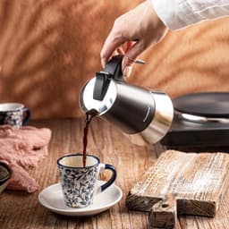 Klausberg Espressokoffiezetapparaat KB-7846 – 9 Kopjes – RVS – Geschikt voor Inductie - Espresso Maker - 450ml - Percolator — thumbnail 4
