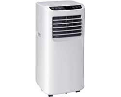 Cooli® S1 - Mobiele Airco – Airconditioning - 7000 BTU – Voor Slaapkamer & Woonkamer – Tot 30m² – 3-in-1 functie: Koelen, Ventileren, Ontvochtigen – Incl. Afdichtingskit, Afstandsbediening & Timer – Wit