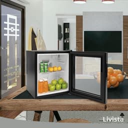 Livista Mini Koelkast - Thermo-elektrisch - 40 Liter - glazen deur - Zwart — thumbnail 4