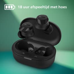 PHILIPS TAT1209BK True Wireless In Ear Bluetooth Headphones - Kleine oordopjes, Geweldige kwaliteit, Natuurlijk geluid met dynamische bass, Duidelijke gesprekken en Kleine oplaadhoes - Zwart — thumbnail 2