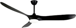 Nivard Plafondventilator - Met Verlichting - Plafond Ventilator - Met Lamp - Plafonniere Met Ventilator - Met Licht - Stijl C - 150cm — thumbnail 1
