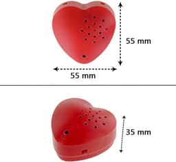 Pratend hartje - Klein - 30 sec. opname - rood — thumbnail 2