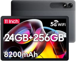 Blackview Tab 9 WiFi - Tablet - 24GB RAM - 256GB ROM - 8200mAh - 10.95 inch - Android 15 - Bluetooth 5.0 - Octa core - Grijs — thumbnail 1