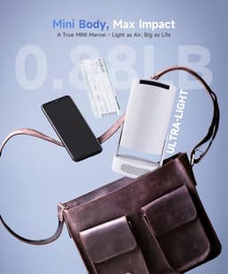 Lexium Mini beamer - Projector - Beamerscherm - Projectiescherm - Outdoor & Indoor Projector - — thumbnail 2