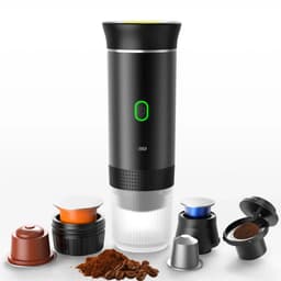Klikkopers® - Draagbare koffiemachine 3 in 1 - 120 ML Oplaadbaar - Draagbaar koffiezetapparaat - Camping gadget — thumbnail 1
