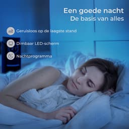 CoolHome CF2203 Design Ventilator Zwart - Torenventilator - Afstandsbediening en Timer - Kolomventilator met Luchtreiniger - Dimbaar LED-scherm - Ventilator Staand — thumbnail 4