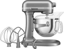 KitchenAid keukenmachine - Artisan - In hoogte verstelbare kom - 375 W - 11 snelheden - 3 RVS accessoires - 5,6L - Zilver — thumbnail 2