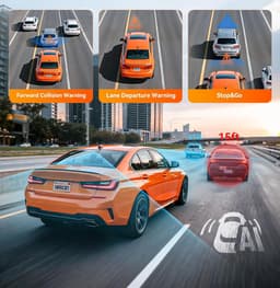 Wolfbox X3 Touch 3CH 2K Wifi Gps 64gb dashcam - Camera voor + achter - 3,0 inch touchscreen Lcd - Wifi en Gps - Parkeermodus - 2K resolutie - 64gb Micro SD kaart - dashcam voor auto — thumbnail 5