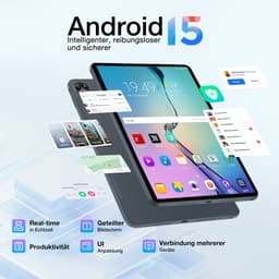 DOOGEE T40 PRO Tablet - 12 inch 2.4K - Android 15 - Helio G99-processor -20GB RAM + 512 GB / 2 TB TF - gamingtablet - 10800 mAh/18W - 16 MP + 8 MP camera's - ondersteunt 4G dual SIM dual standby - 5G wifi - GPS - Widevine L1 - 4 x Smart PA — thumbnail 4