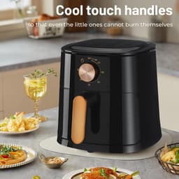 Airfryer 4 Liter met Timer en Hoge Wattage voor Gezonde Frituur en Grillen — thumbnail 3